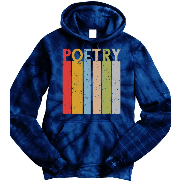 Funny Retro Vintage Poetry Tie Dye Hoodie