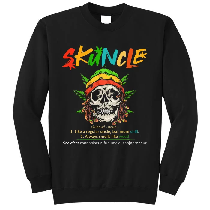 Funny Retro Vintage Uncle Skunkle Weed Smoker Sweatshirt