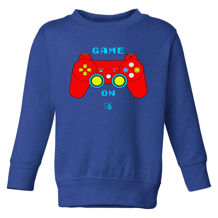 Funny Red Video Game Control Gift Toddler Sweatshirt