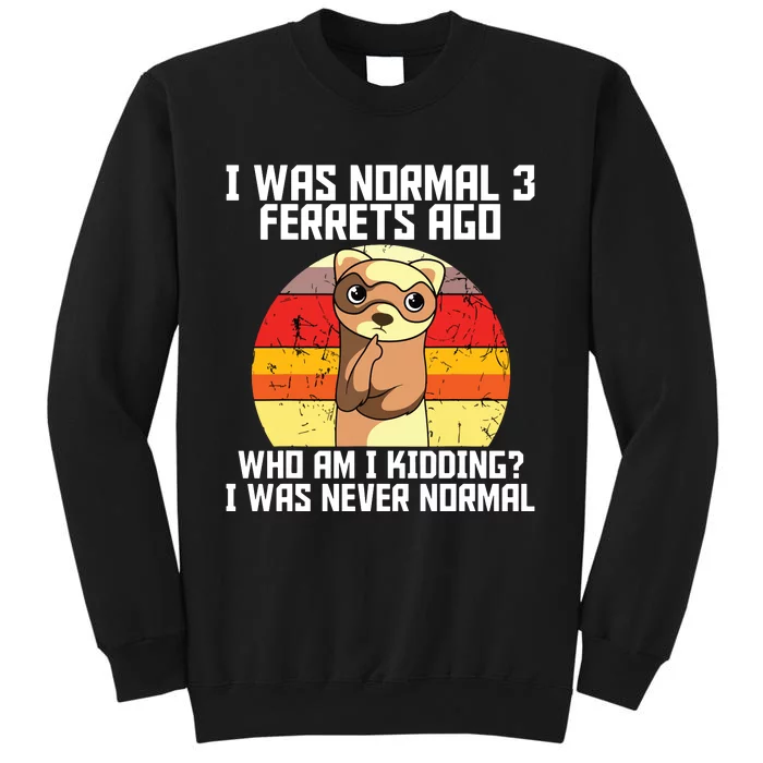 Ferret Retro Vintage Animal Lover Sweatshirt