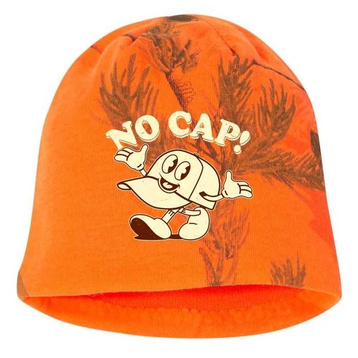 Funny Retro Vintage Cartoon No Cap Kati - Camo Knit Beanie