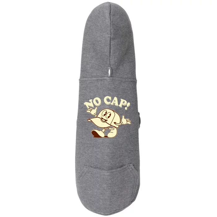 Funny Retro Vintage Cartoon No Cap Doggie 3-End Fleece Hoodie