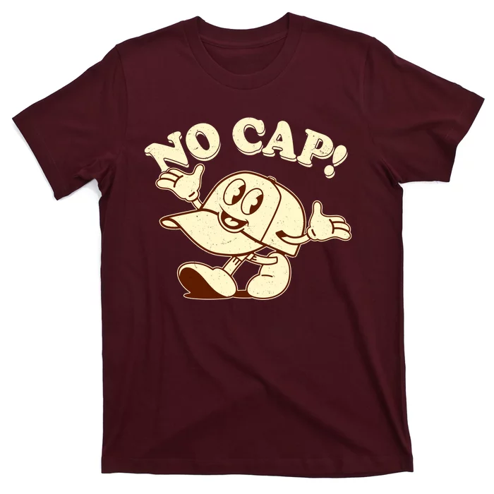 Funny Retro Vintage Cartoon No Cap T-Shirt