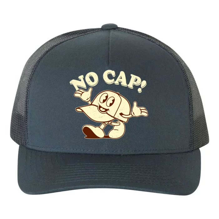 Funny Retro Vintage Cartoon No Cap Yupoong Adult 5-Panel Trucker Hat