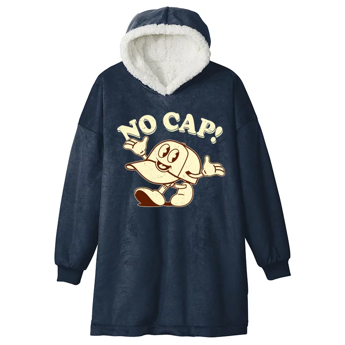 Funny Retro Vintage Cartoon No Cap Hooded Wearable Blanket