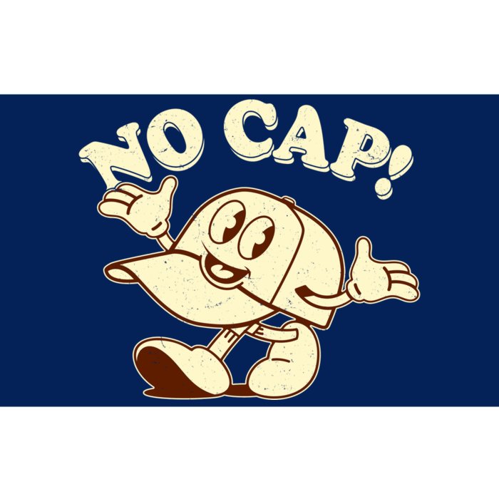 Funny Retro Vintage Cartoon No Cap Bumper Sticker