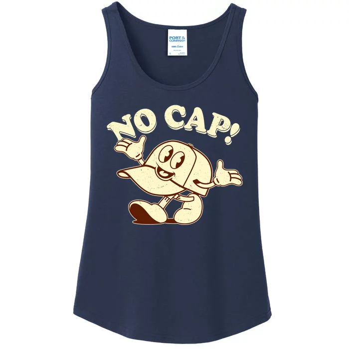 Funny Retro Vintage Cartoon No Cap Ladies Essential Tank