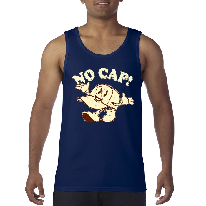 Funny Retro Vintage Cartoon No Cap Tank Top