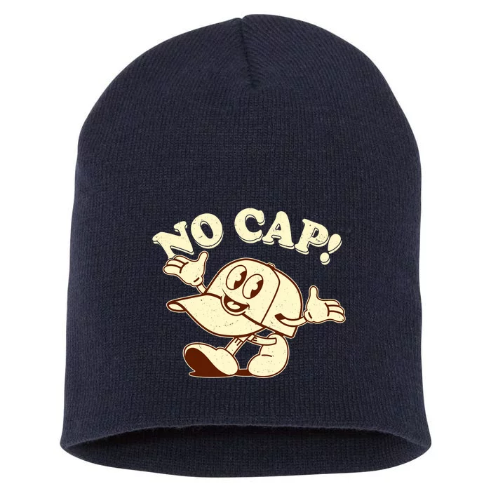 Funny Retro Vintage Cartoon No Cap Short Acrylic Beanie