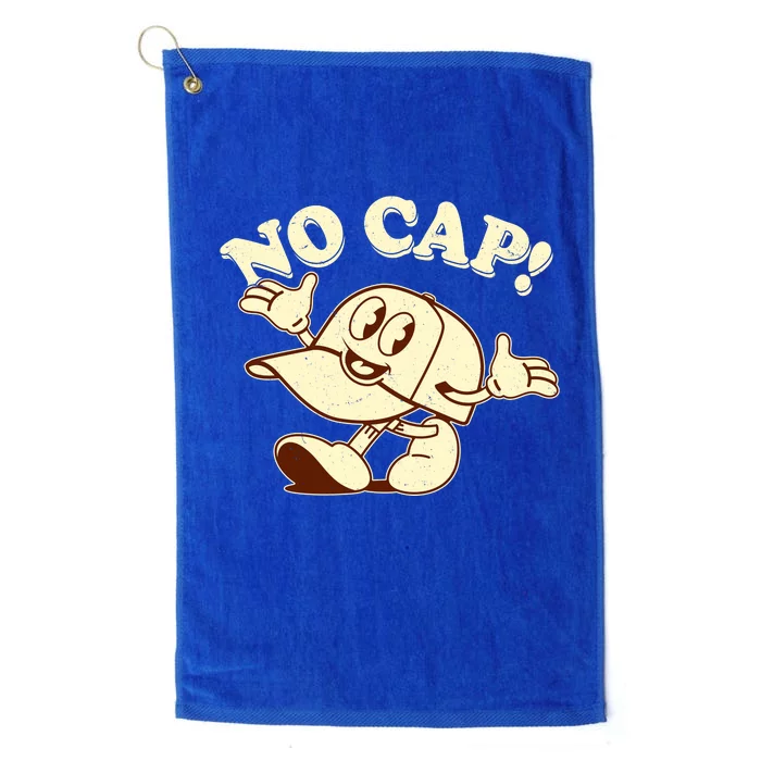 Funny Retro Vintage Cartoon No Cap Platinum Collection Golf Towel