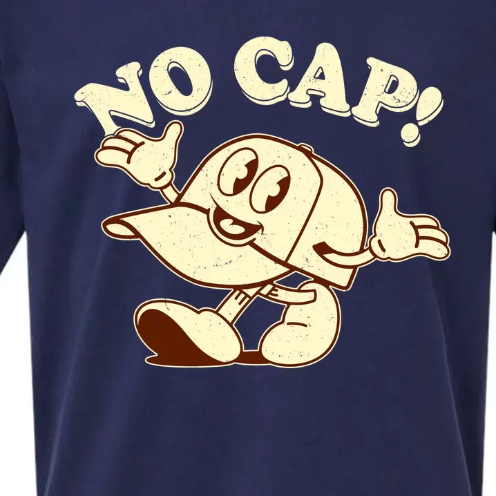 Funny Retro Vintage Cartoon No Cap Sueded Cloud Jersey T-Shirt