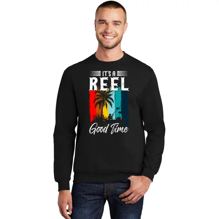 Fishing Retro Vintage Graphic Sweatshirt