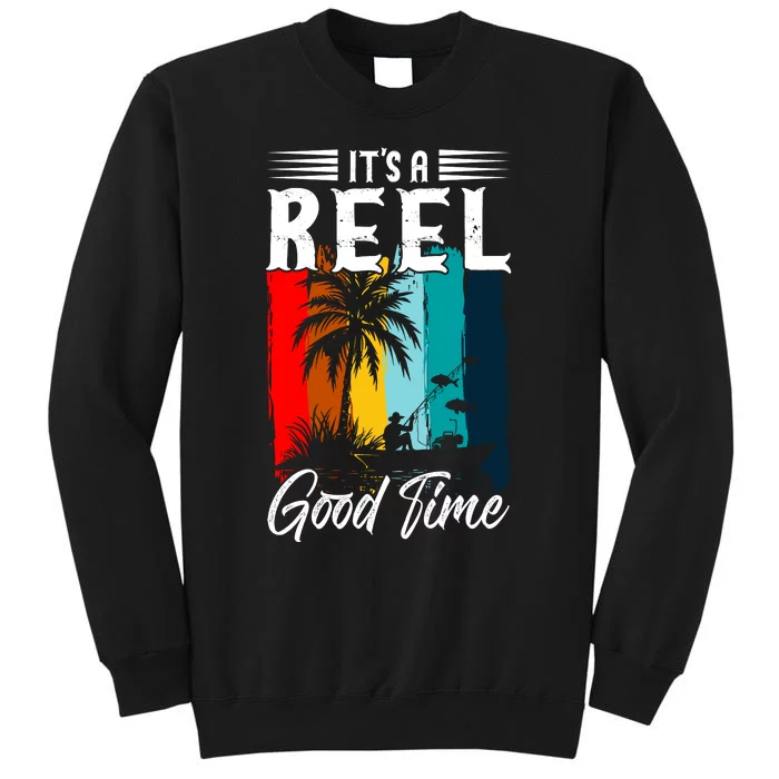 Fishing Retro Vintage Graphic Sweatshirt