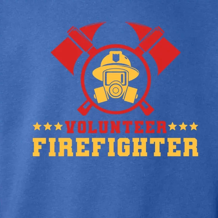 Fire Rescue Volunteer Firefighter Fire Gift Toddler Hoodie