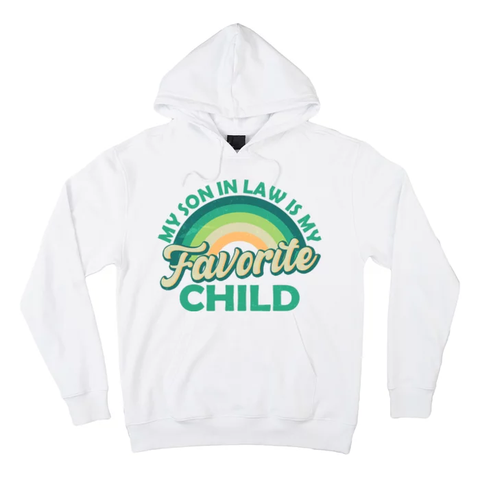 Funny Retro Vintage My Son In Law Is My Favorite Child Hoodie