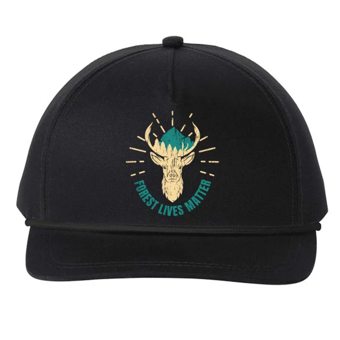 Forest Ranger Wild Life Mother Earth Cool Gift Snapback Five-Panel Rope Hat