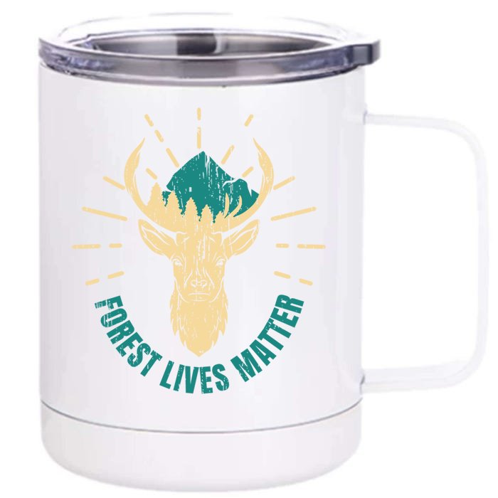 Forest Ranger Wild Life Mother Earth Cool Gift Front & Back 12oz Stainless Steel Tumbler Cup