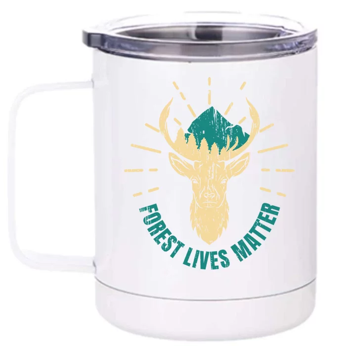 Forest Ranger Wild Life Mother Earth Cool Gift Front & Back 12oz Stainless Steel Tumbler Cup