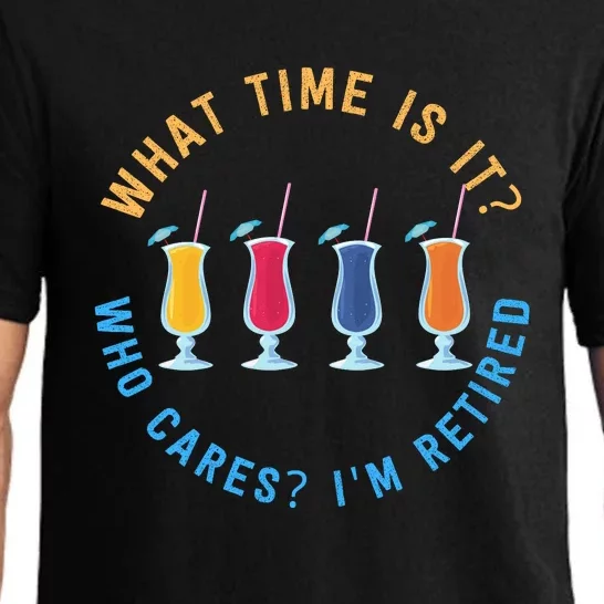 Funny Retirement Who Cares? I'm Retired Gift Pajama Set