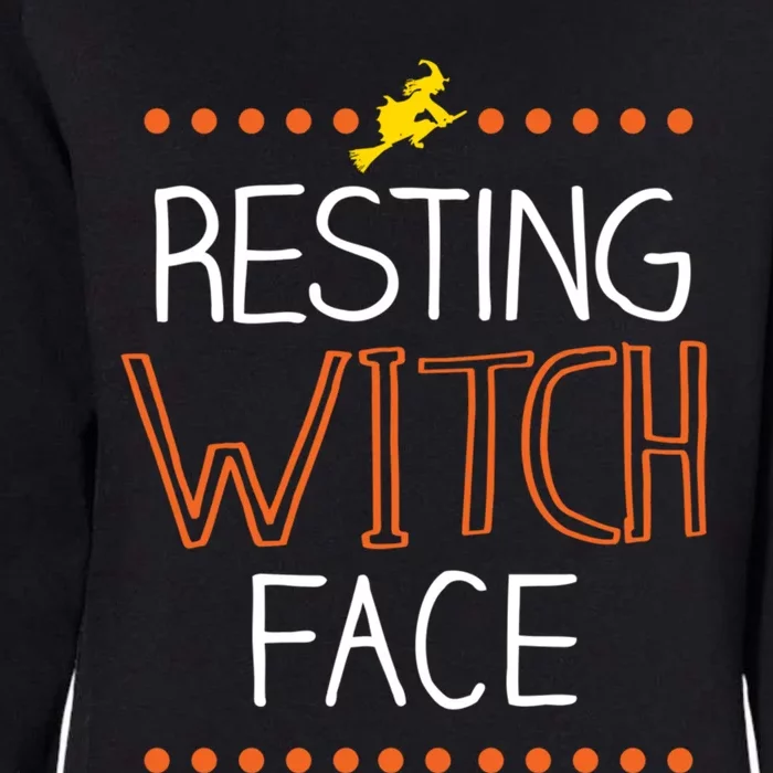 Funny Resting Witch Face Graphic Cool Gift Womens California Wash Sweatshirt