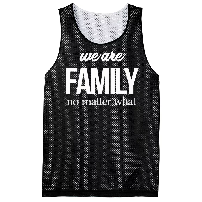 Family Reunion We Are Family No Matter What Family Mesh Reversible Basketball Jersey Tank