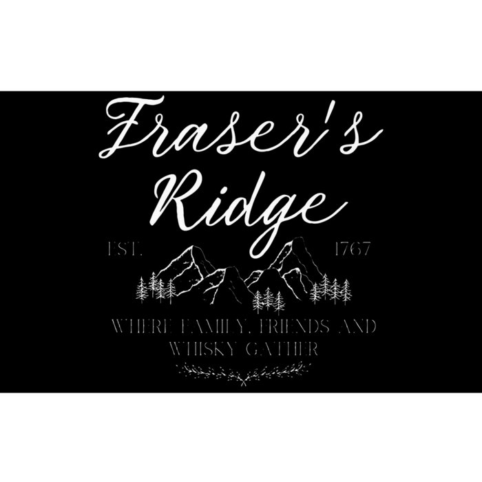 Frasers Ridge Where Friends Family And Whisky Gather Bumper Sticker