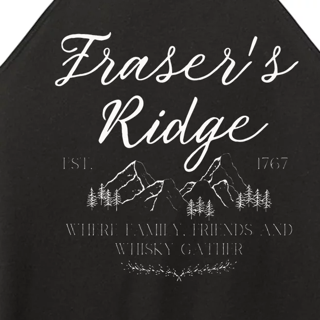 Frasers Ridge Where Friends Family And Whisky Gather Women’s Perfect Tri Rocker Tank