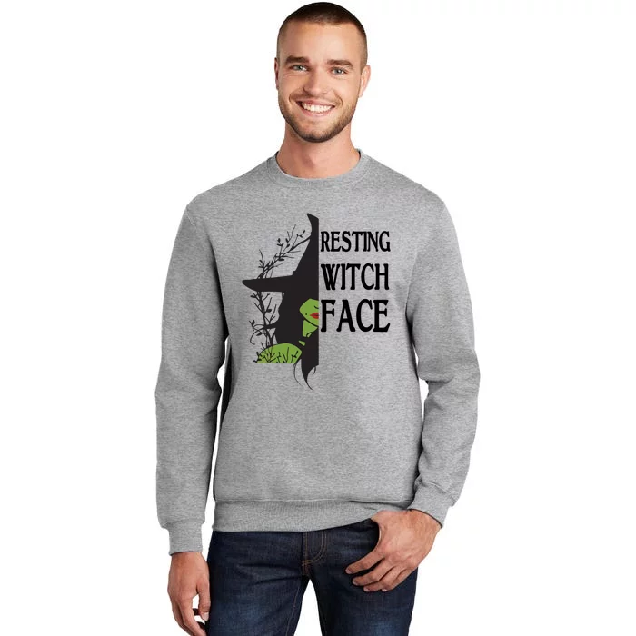 Funny Resting Witch Face Halloween Witch Ha Gift Sweatshirt