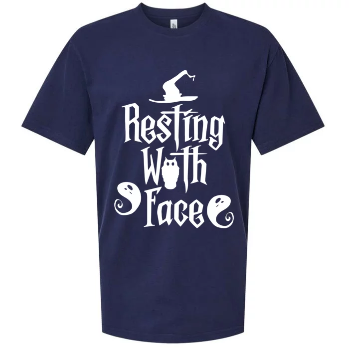 Funny Resting Witch Face Witch Halloween Gift Sueded Cloud Jersey T-Shirt