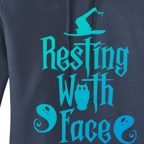 Funny Resting Witch Face Witch Halloween Gift Women's Pullover Hoodie