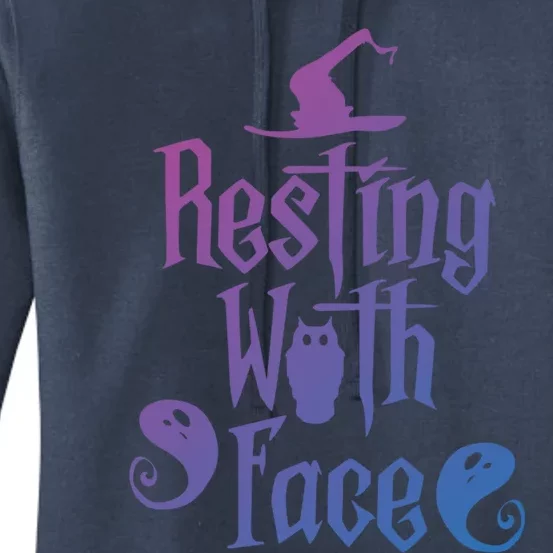 Funny Resting Witch Face Witch Halloween Gift Women's Pullover Hoodie