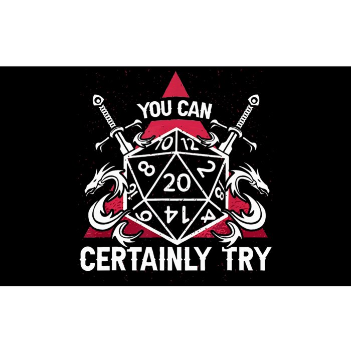 Funny RPG You Can Certainly Try D20 Bumper Sticker