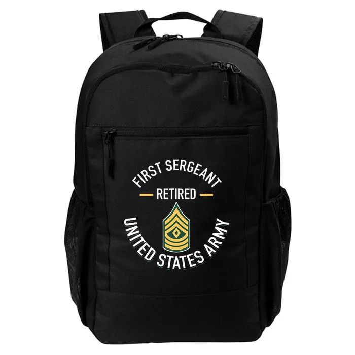 First Sergeant 1sg Retired Army Military Retirement Gifts Daily Commute Backpack