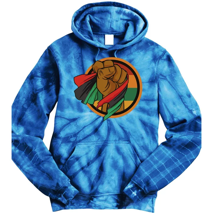 Freeish Since 1865 Juneteenth African American Freedom Meaningful Gift Tie Dye Hoodie