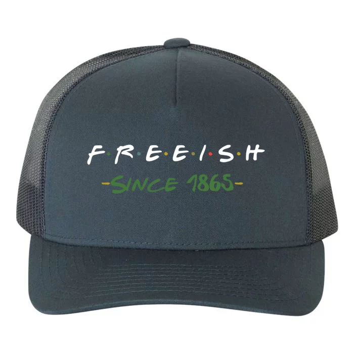 Freeish Since 1865 African Pride Gift Yupoong Adult 5-Panel Trucker Hat