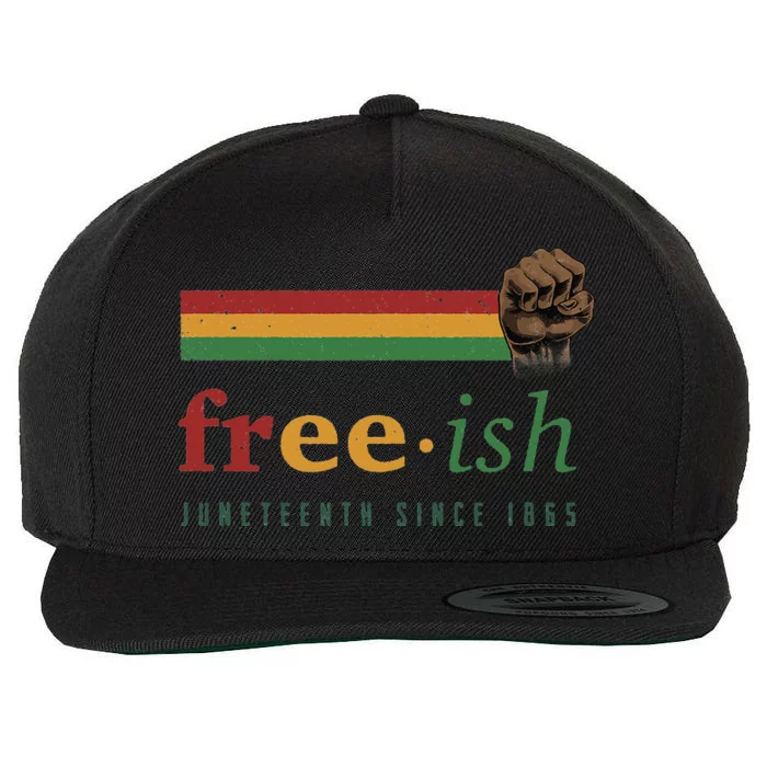 Freeish Since 1865 Juneteenth African American Juneteenth Wool Snapback Cap