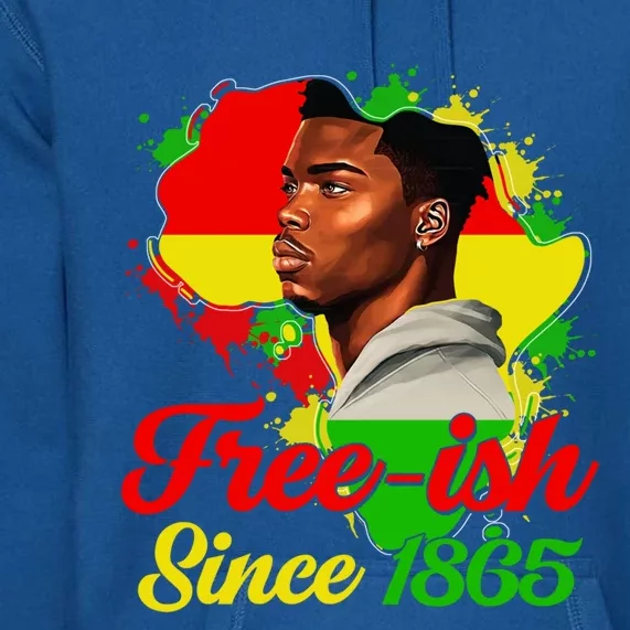 Freegiftish Since 1865 Black Juneteenth Celebrating 1865 Gift Premium Hoodie