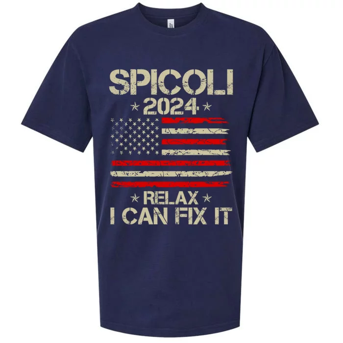 Funny Distressed Spicoli 24 Spicoli 2024 relax I can fix it Sueded Cloud Jersey T-Shirt