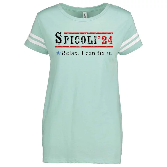 Funny Spicoli 24 Spicoli 2024 Relax I Can Fix It Vintage Enza Ladies Jersey Football T-Shirt