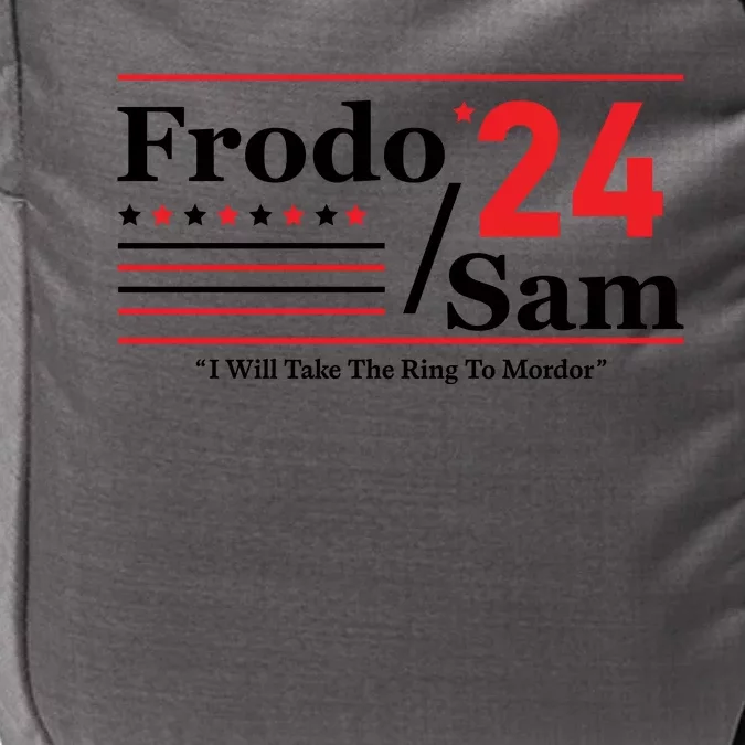 Frodo Sam 2024 I Will Take The Ring To Mordor Funny Impact Tech Backpack