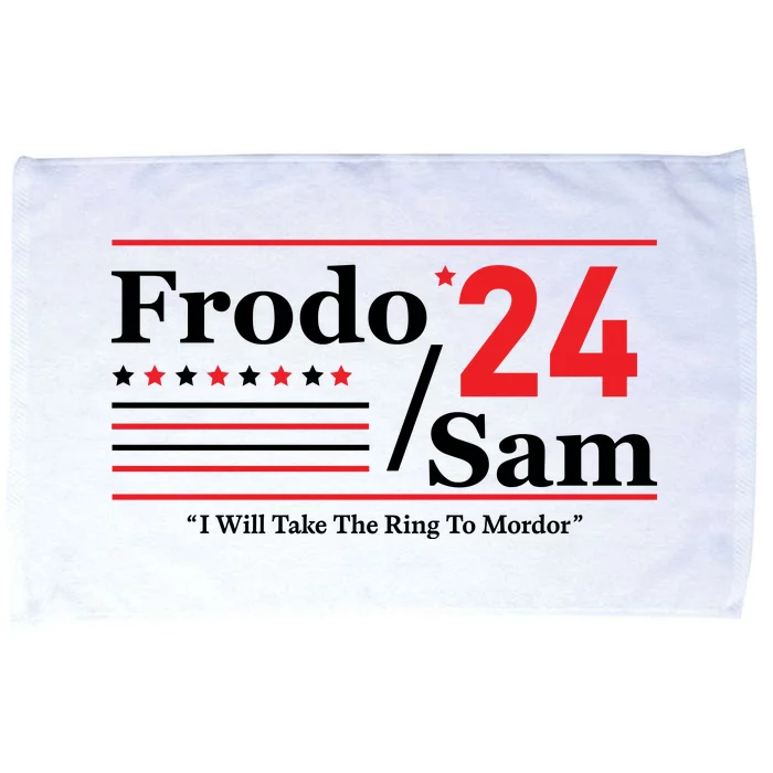 Frodo Sam 2024 I Will Take The Ring To Mordor Funny Microfiber Hand Towel