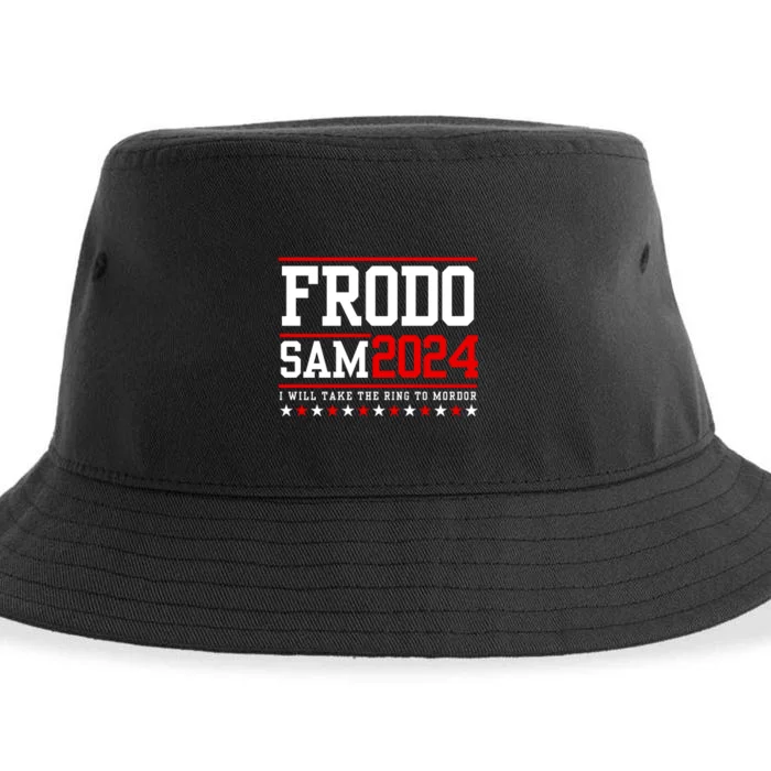 Frodo Sam 2024 I Will Take The Ring To Mordor Sustainable Bucket Hat