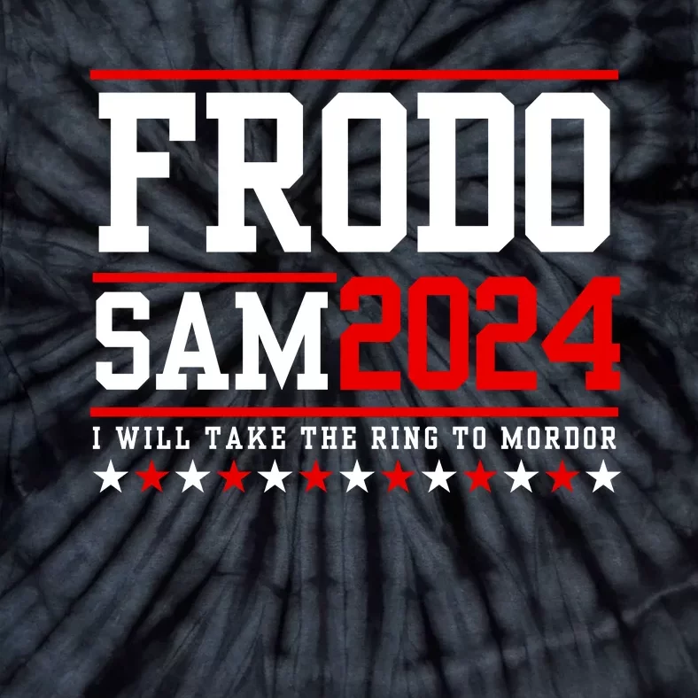 Frodo Sam 2024 I Will Take The Ring To Mordor Tie-Dye T-Shirt