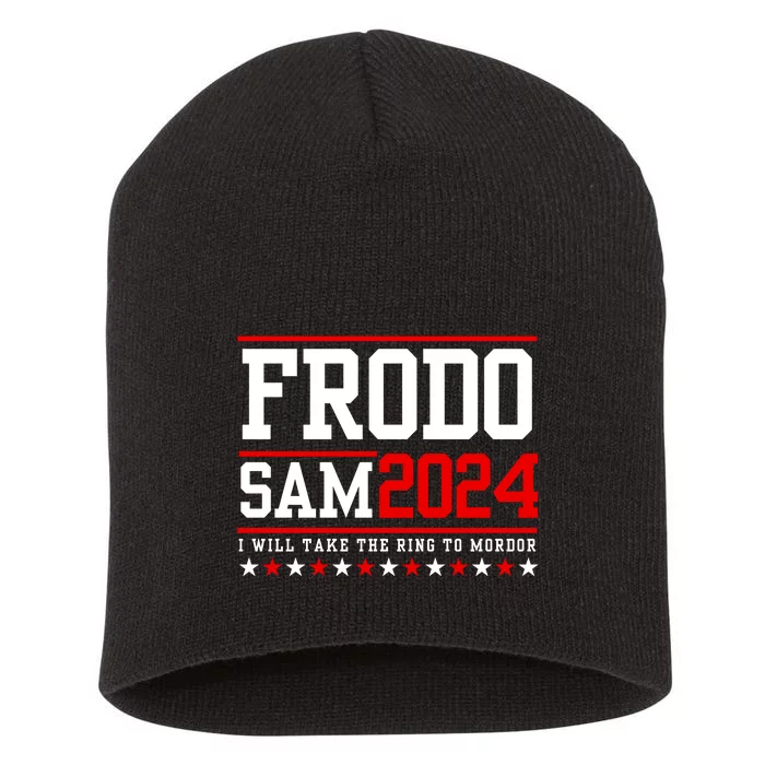 Frodo Sam 2024 I Will Take The Ring To Mordor Short Acrylic Beanie