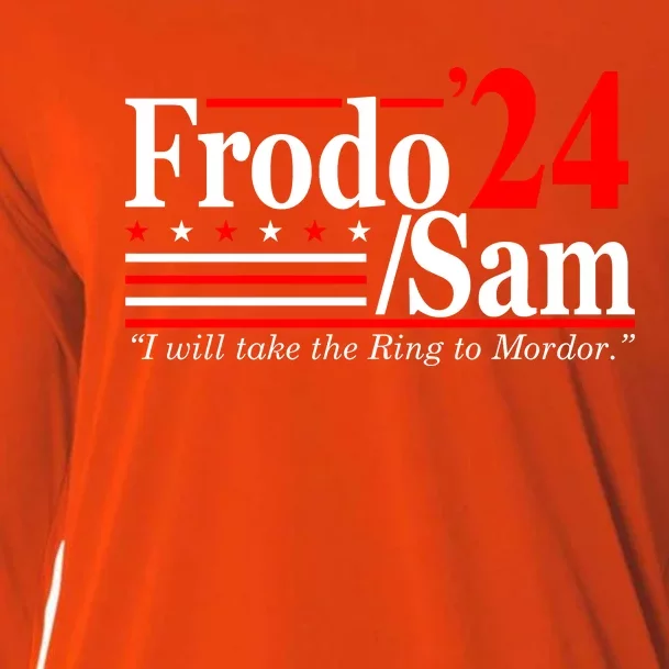 Frodo Sam 2024 Funny Movie Quote Cooling Performance Long Sleeve Crew