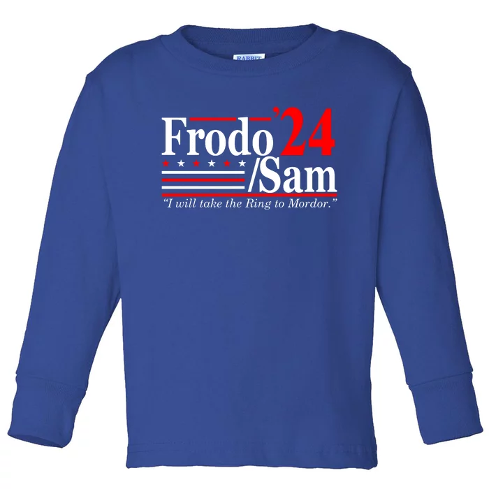 Frodo Sam 2024 Funny Movie Quote Toddler Long Sleeve Shirt