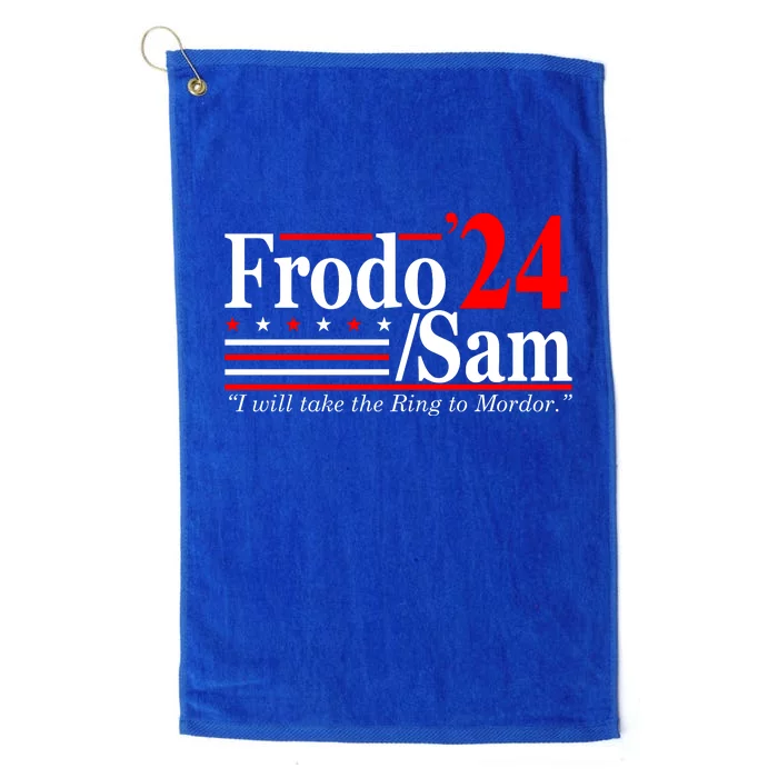 Frodo Sam 2024 Funny Movie Quote Platinum Collection Golf Towel