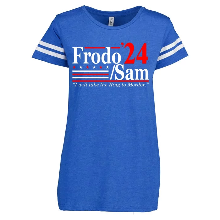 Frodo Sam 2024 Funny Movie Quote Enza Ladies Jersey Football T-Shirt