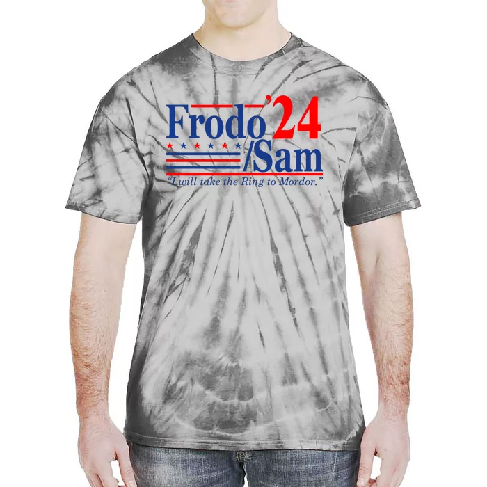 Frodo Sam 2024 I Will Take The Ring To Mordor Funny Tie-Dye T-Shirt