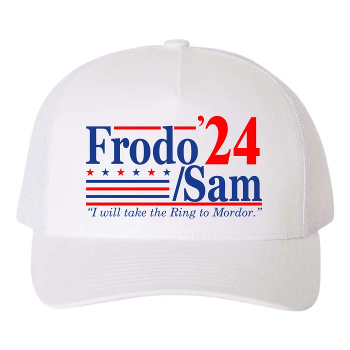 Frodo Sam 2024 I Will Take The Ring To Mordor Funny Yupoong Adult 5-Panel Trucker Hat